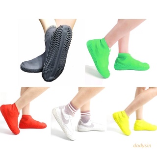 dodysin Reutilizable Cubierta De Zapatos De Silicona Impermeable Overshoes Antideslizante Protectores Portátil Unisex Lluvia Bota Para Exteriores