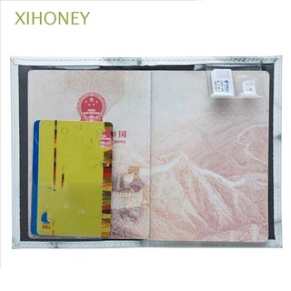 Xihoney Universal World PU Ticket ID caso de mármol patrón impermeable cubierta de viaje funda de pasaporte /Multicolor