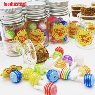 [foodtaste]1/12 casa de muñecas comida miniatura postre azúcar piruletas con