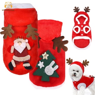 Ropa De navidad Para perros/ropa cálida/Cachorro divertido/ropa De navidad/vestido Up