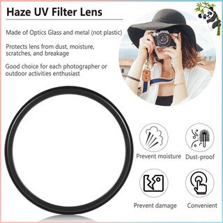 58 mm UV Ultra-violeta Haze DSLR cámara de vidrio Metal lente filtro de la lente de protección para todos los lentes de 58 mm de DSLR/srl/DC/DV