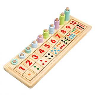 Cl [READY STOCK] Teaching Tools Toys Early Childhood Enlightenment Education Cognition Wooden Toy