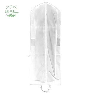 Qummall-Almacenamiento bolsa 72\" cubierta de vestido de viaje bolsa de ropa de novia cubierta de vestido de novia blanco yqueenmall (4)