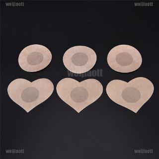10 piezas de pétalos redondos de corazón adhesivo para pezón de senos, adhesivo para sujetador, almohadilla de parche JIAOTT (8)