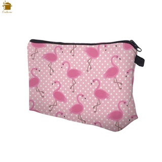 Women Zipper Toiletry Bag Lightweight Cosmetic Pouch For Travel Large Capacity