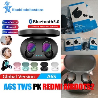 A6S Fone De Ouvido A6S TWS airdots Bluetooth 3D Bass Envio Rapido Pronta Enterega Airdots 2（super copy 1:1）fone de ouvido bluetoothAuricular bluetooth Audífonos inalámbricos