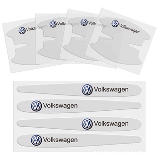 8 Piezas De TPU Para Puerta De Coche , Película Protectora Adhesiva Para Volkswagen VW Polo Fox Up Golf Gol Voyage , Escarabajo T2 Santana