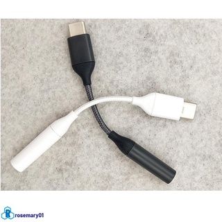 Cable auxiliar de audio de 3.5 mm tipo C a conector de conector/adaptador de cable auxiliar de audio para Xiaomi Huawei ROSE01