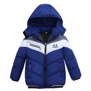 chaqueta de invierno con cremallera con capucha para niños y niñas/abrigo a prueba de viento