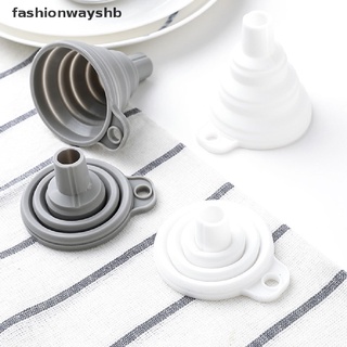 [fashionwayshb] mini embudo plegable plegable de silicona plegable para cocina [caliente]