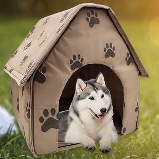 digitalblock portátil perro casa plegable invierno caliente cama para mascotas nido tienda gato cachorro perrera