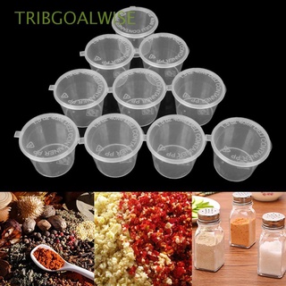 tribgoalwise 30pcs pequeña caja de pintura de pigmento paleta de plástico recipientes de alimentos tapas bisagras desechables reutilizables para llevar salsa taza (1)