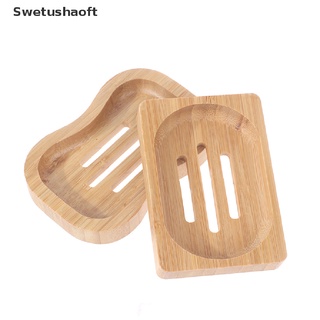 [sweu] 1x jabonera de bambú para jabón, soporte de almacenamiento, jabonera, baño, jabón, caja bfd