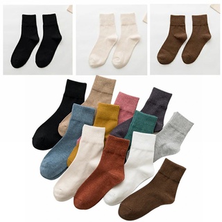 Nuevo 5 pares/lote calcetines mujer algodón suelto suave elástico transpirable diabético calcetines