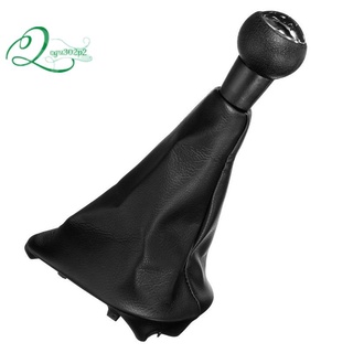 5 Speed Gear Shift Stick Leather Gaitor Gaiter Knob For PEUGEOT 207 307 CC 308