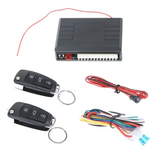 alarma de coche auto control remoto central de bloqueo kit de puerta sin llave sistema de entrada (2)