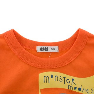 Disculparse-Verano niño niños Unisex Tops, Casual de dibujos animados coche impresión cuello redondo manga corta camiseta (3)