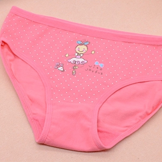 María☆ calzoncillos de niños de dibujos animados de la danza de la niña de algodón triángulo ropa interior bebé niñas bragas