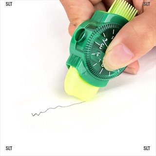<SLT> Watches Sliced Pencil Sharpener With Erasers Brush For Office School Supplie