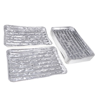 20 bandejas desechables de papel de aluminio para parrilla, bandejas para hornear tartas, fiesta