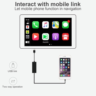 kisshave Auto Link Carplay USB Dongle Connect Mirror Link Navigation Player for Android Car Navigation System for iPhone IOS 10 or Above / for Android Phone