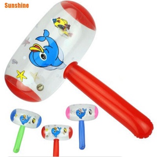 sunshine> martillo de aire inflable de dibujos animados con campana niños niños explotan juguetes