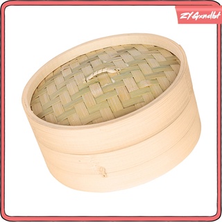 6\\\" cocina de bambú vaporizador cesta cocina para cocinar arroz bola de masa bocadillos (1)