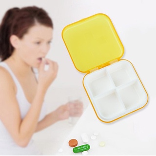 [hst] 4 rejillas mini portátil para pastillas, caja de medicamentos, caja de medicina (1)