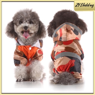 1 Pcs Waterproof Dog Raincoat Puppy Jacket for Small Medium Dogs S/L Size