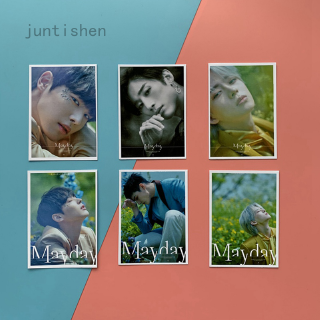 victon's nuevo álbum mayday periférica pequeña tarjeta lomo tarjeta han shengyu postal alice collection tarjeta