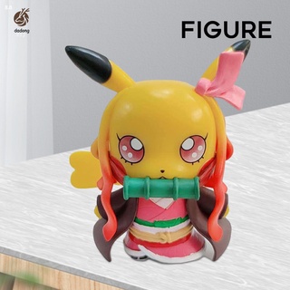 Q Version Actions Figuras Pikachu Anime Personaje Modelo PVC Figura De Acción De Dibujos Animados Juguete Colección Regalo Para Fans