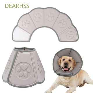 DEARHSS Soft Edges Dog Cone Collar Adjustable Protective Collar Pet Recovery Collar Cat Puppy Wound Healing High Quality Anti-Bite Lick Circle