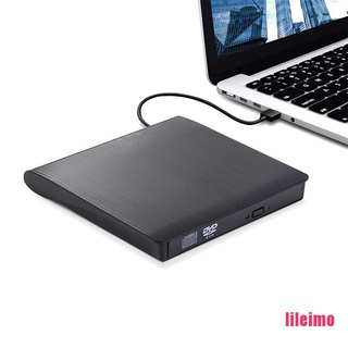 【lileim】Portable USB 3.0 DVD-ROM Optical Drive External Slim CD Disk Reader DVD Pl