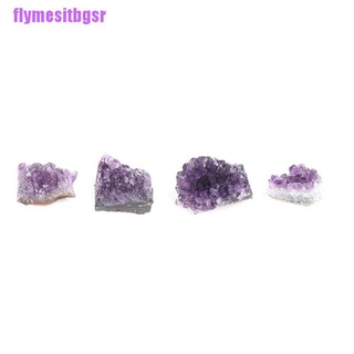 flymesitbgsr cúmulo de amatista Natural, cristal de cuarzo, Mineral, piedra curativa (9)