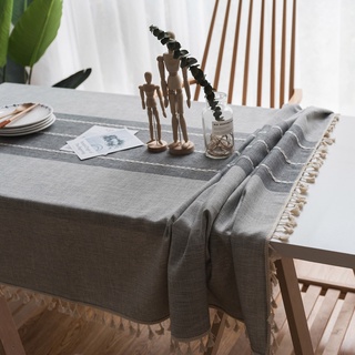 Mantel decorativo de lino de encaje Mantel Rectangular manteles de Mesa de comedor cubierta Obrus Tafelkleed Mantel Mesa Nappe