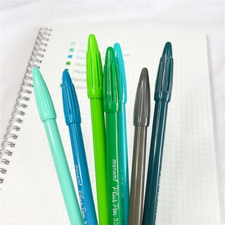 Serie verde pluma de Gel de Color de agua coreano resaltador suministros escolares para estudio diario