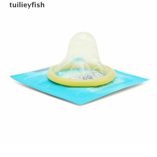 tuilieyfish 10 unids/caja de preservativos ultra delgados de látex natural de goma preservativos cl