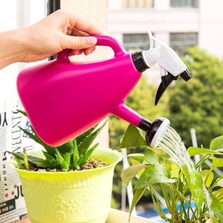 cvik doble propósito prensa riego puede gran capacidad redondo caño manual riego spray botella portátil flor planta riego (1)