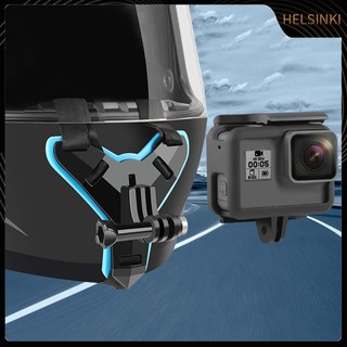 HEL+cámara de cara completa casco barbilla soporte soporte soporte accesorios para GoPro