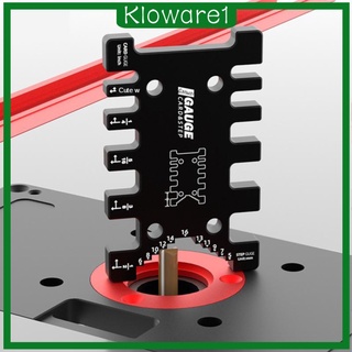 [KLOWARE1] Pinza de Tenon métrica de mortaja de escala de sierra de medidor de la máquina de medición regla de la herramienta