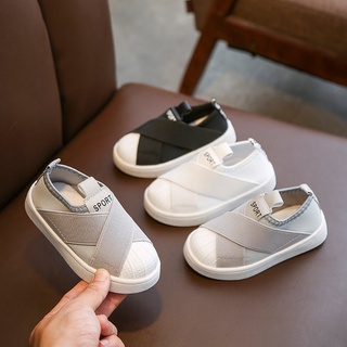 Moda Casual niños zapatos Shell diseño transpirable suave superior e inferior estilo