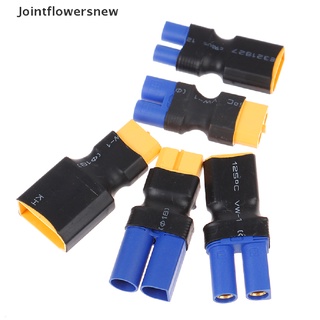 [jfn] adaptador de enchufe xt60 a xt90 ec5 ec3 para rc lipo cargador de control de batería [jointflowersnew]