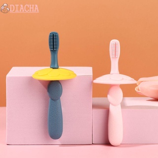 Diacha cepillo de dientes de piel suave para entrenamiento de cuidado Oral cepillo de dientes de silicona cepillo de dientes de silicona para niños/cepillo de dientes Dental Multicolor