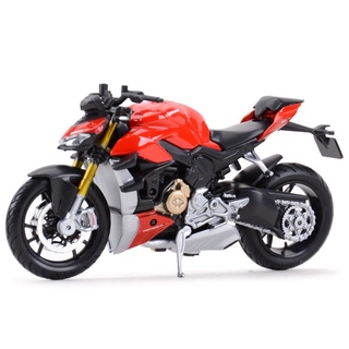 Maisto 1:18 Ducat Super Naked V4 S estático Die fundido vehículos coleccionables aficiones motocicleta modelo juguetes