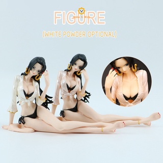 figura de una pieza modelo sexy bikini hancock figura en traje de baño sentado postura estatua regalo para ventilador de anime japonés (1)