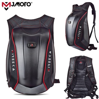 alta calidad de los hombres impermeable de la motocicleta mochila casco bolsa de sillín de la motocicleta de shell duro bolsa de motorcross maleta negro nykb-01