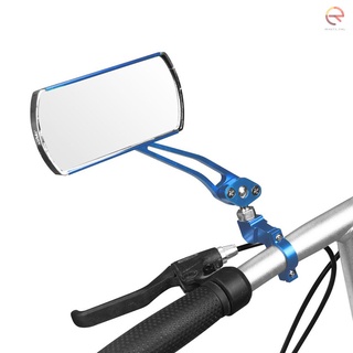 Espejo retrovisor de bicicleta, soporte para manillar de bicicleta, 360°Espejo retrovisor giratorio ajustable de gran angular para bicicleta de carretera de montaña, motocicleta (3)