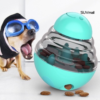 suv- perro mascota cachorro divertido vaso alimentador lento de alimentos dispensador de fugas bola juguete interactivo