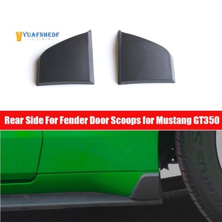 2Pcs Car Front / Rear Side Fender Door Scoops Plate Fender Scoops Cover for Ford Mustang GT350 2015-2019 Car Styling