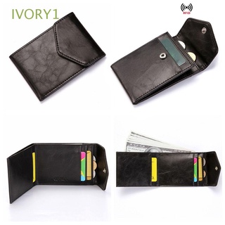 Ivory1 RFID bloqueo RFID monedas monedero Protector de tarjeta de bolsillo titular de la tarjeta de crédito mangas de la tarjeta RFID caso/Multicolor